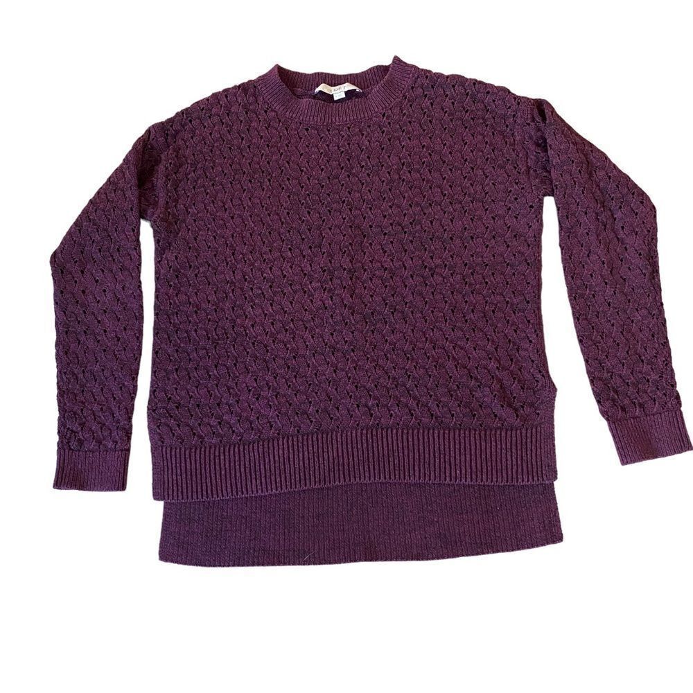 Loft
Maroon Knit High-Low Sweater Size M - Picture 3 of 6